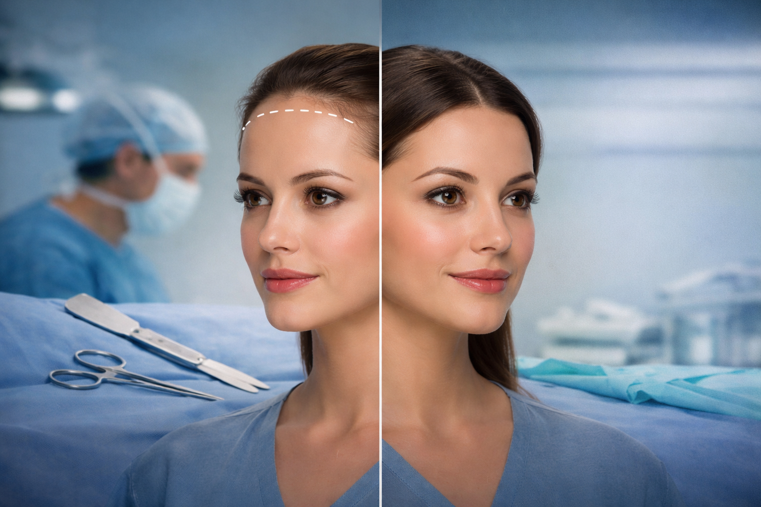 عملية تصغير الجبهة جراحيًا